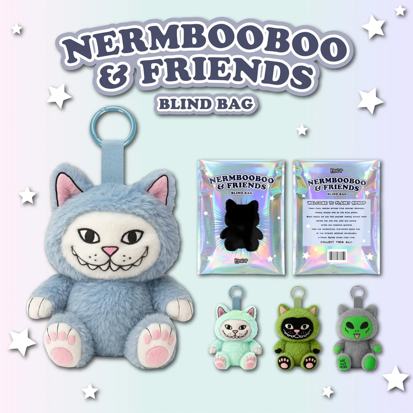 ぬいぐるみ ripndip NermBooBoo&friends NermBooBoo & Friends Blind Bag – Capsul