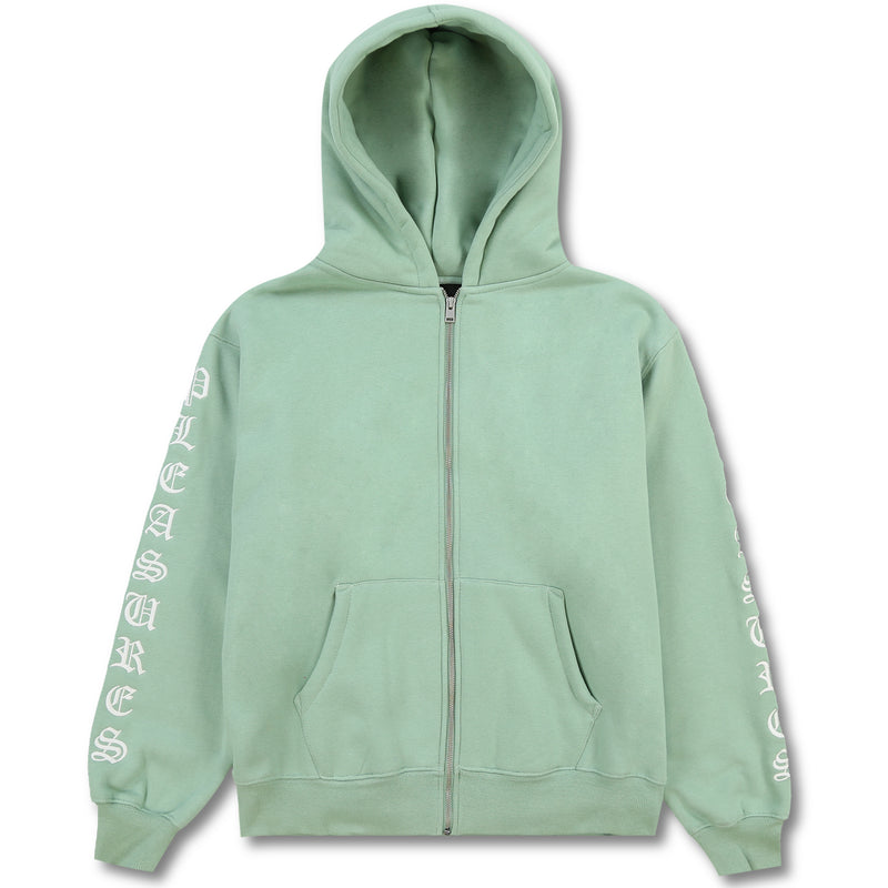 OE ZIP UP HOODIE (Matcha)