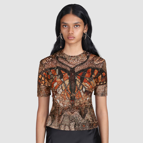 Mosaic Butterfly Top