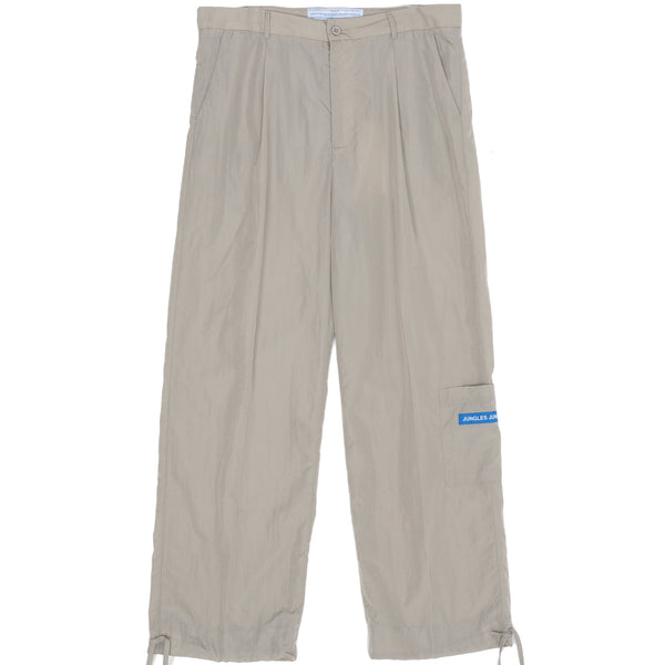 NYLON PLEATED PANT