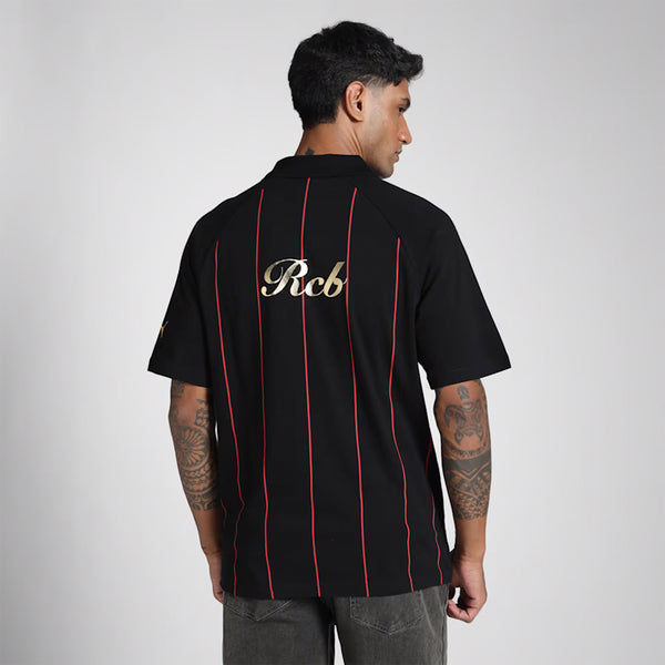 Puma X RCB Striper Polo (BLACK)