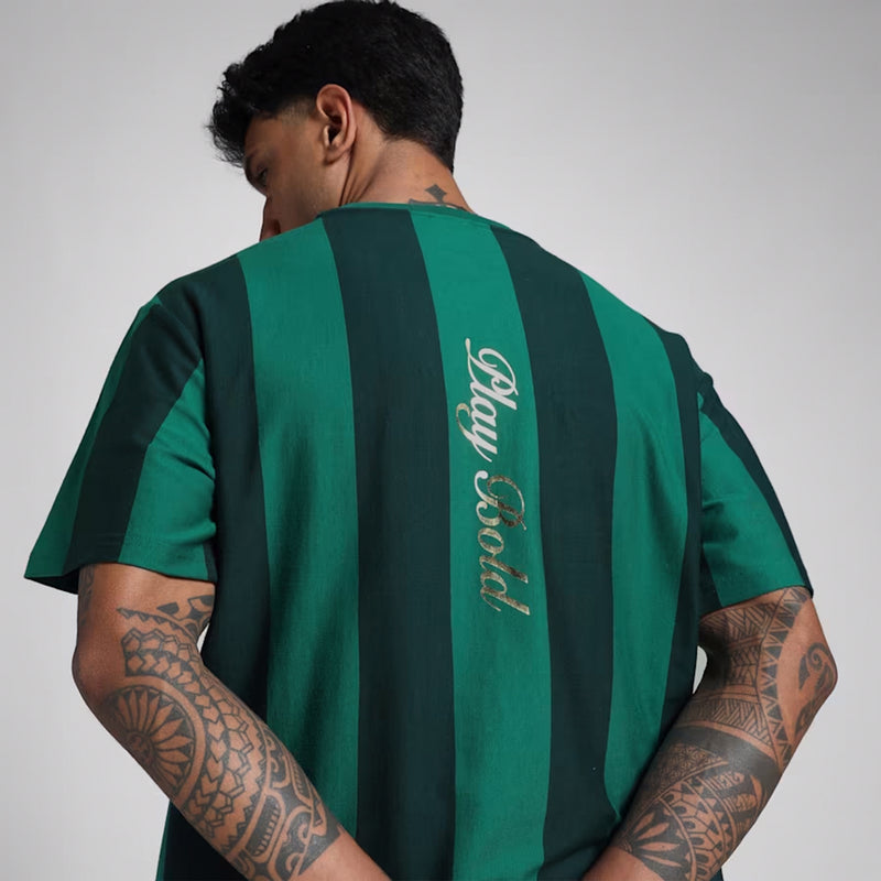 Puma X RCB Retro Striper Tee (WILD GREEN)