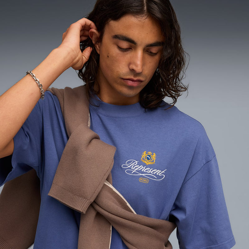 PUMA X Represent Graphic Tee (Blue Dusk)
