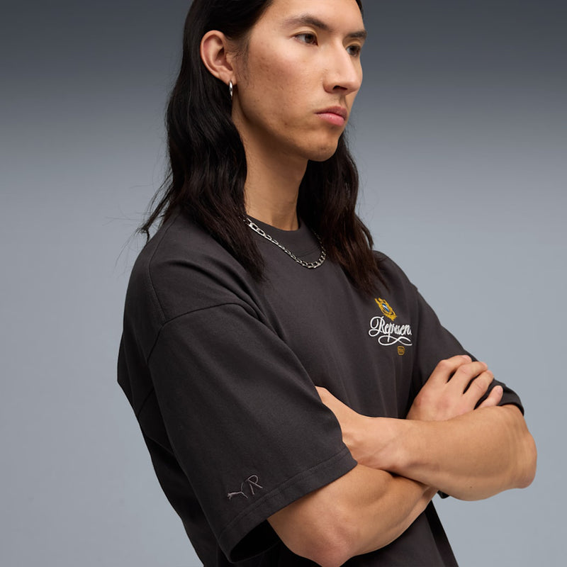 PUMA X Represent Graphic Tee (Flat Dark Grey)