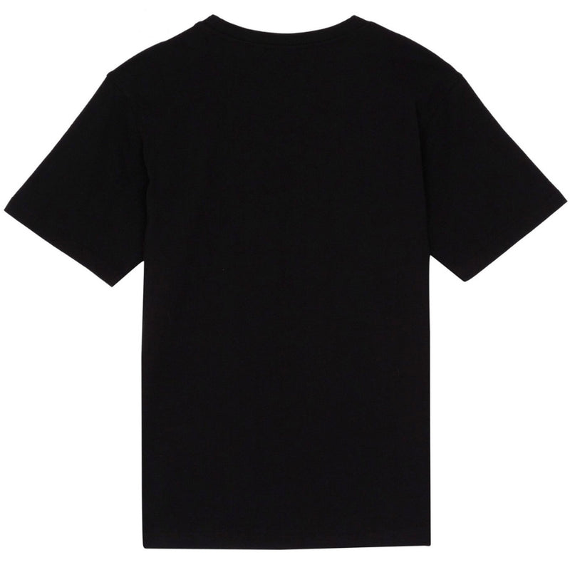 SCRIPT EMBROIDERED TEE (BLACK)