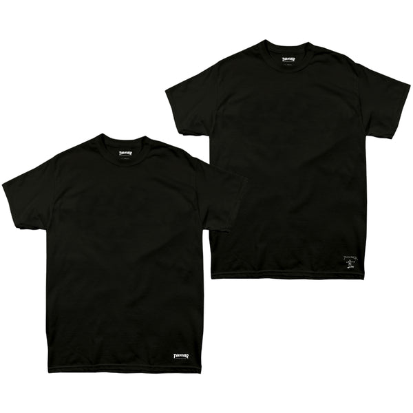 2 TAGLESS TEES (Black)