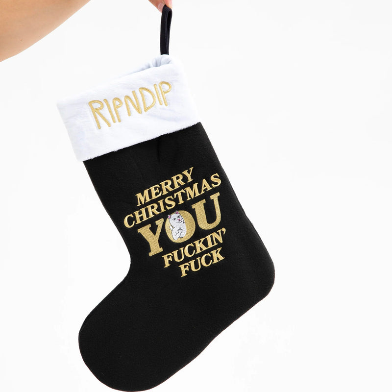 LORD NERMAL CHRISTMAS STOCKING (Black)