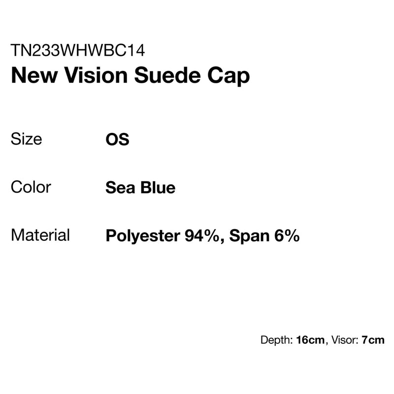 New Vision Suede Cap (Sea Blue)