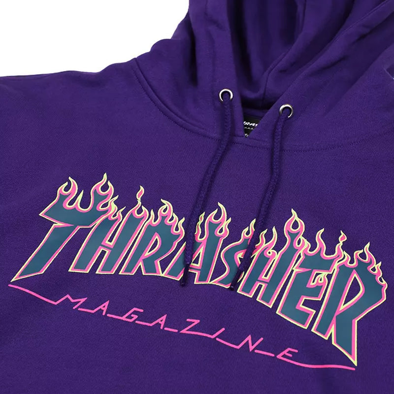 RACING HOODED SWEATSHIRT (PURPLE)