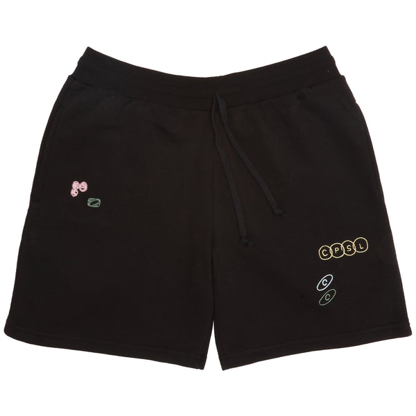 LOGO UNIVERSE SHORTS (Washed Black)