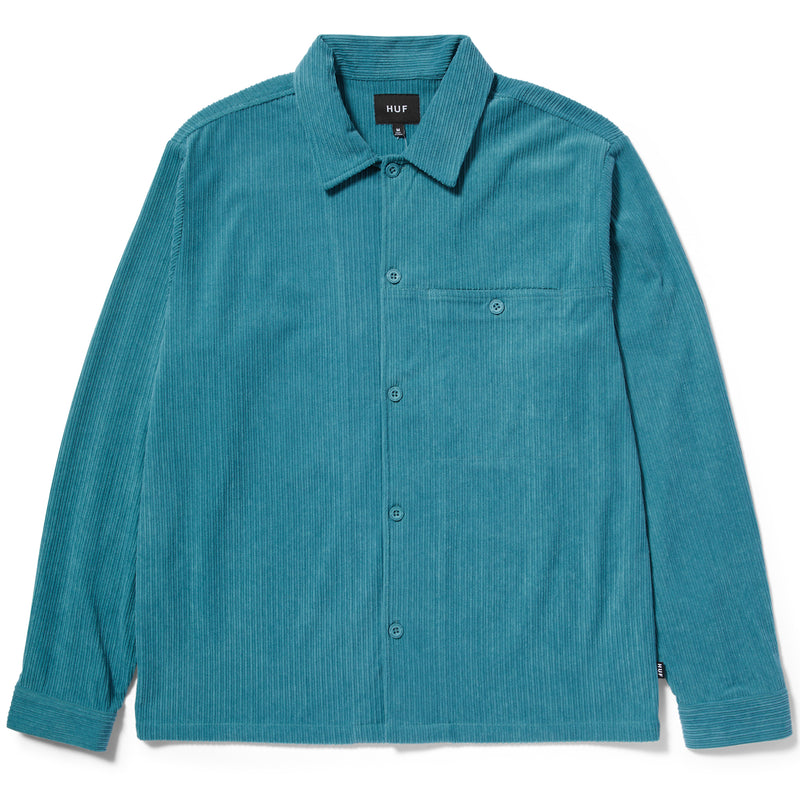 Huf Co Corduroy Overshirt (Dark Teal)