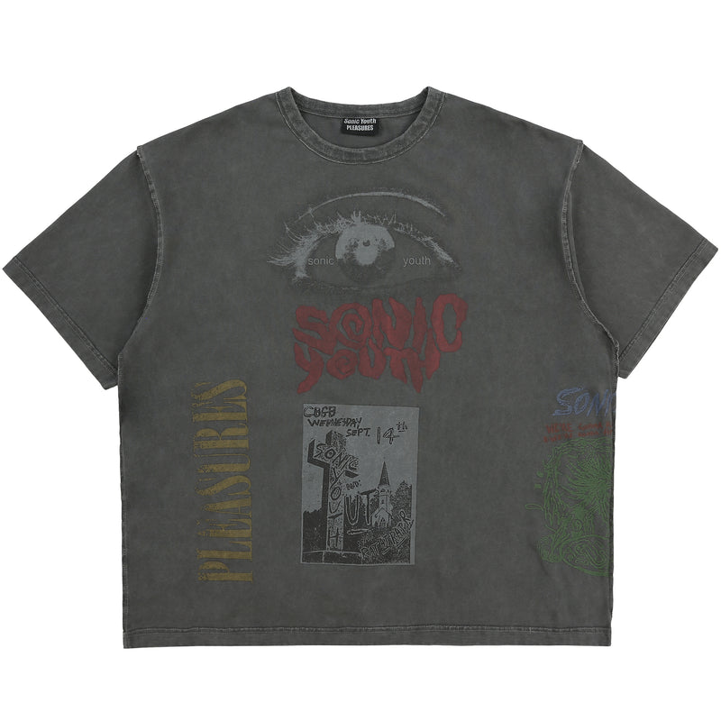 PLEASURES X SONIC YOUTH Testprint Tee