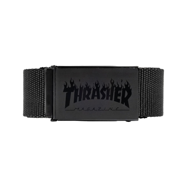 THRASHER MAG WEB BELT (Black)