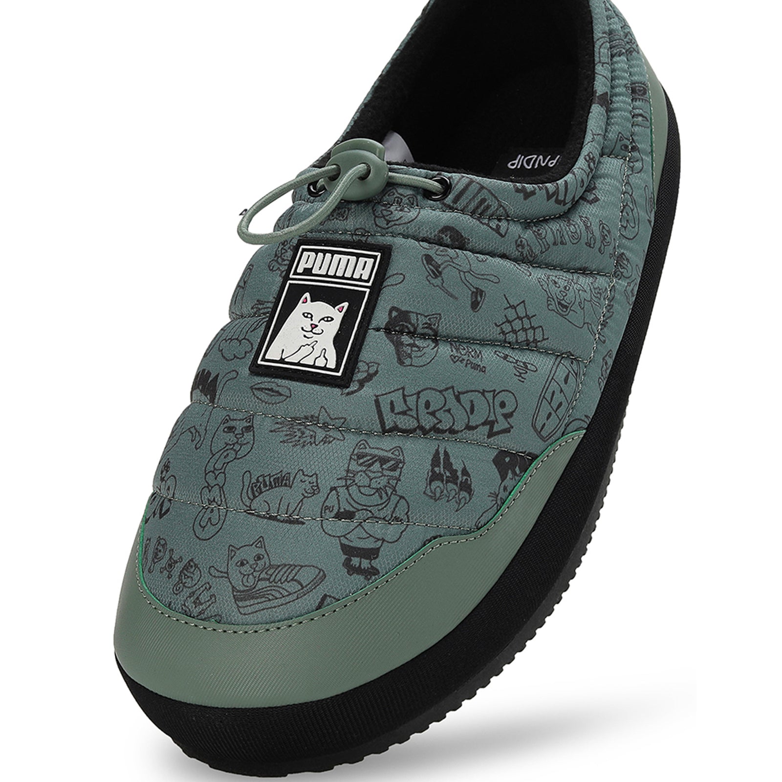 PUMA x RIPNDIP Tuff Plus RIPNDIP スリッポン Green 送料込み PUMA スリッポン PUMA/プーマ×RIPNDIP/リップンディップ TUFF