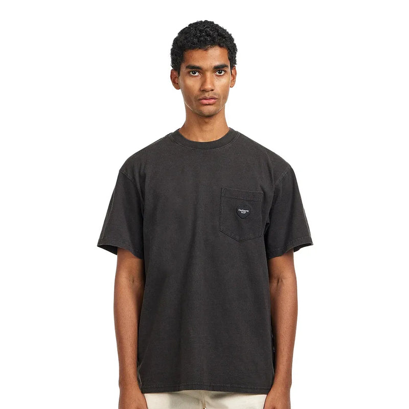 S/S Ingo Pocket Tee (Black Garment Dyed)