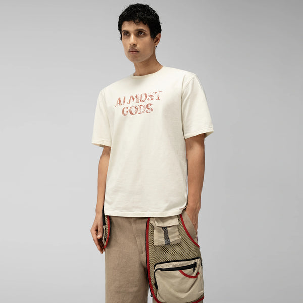 Logo Relaxed Tee (Off White)