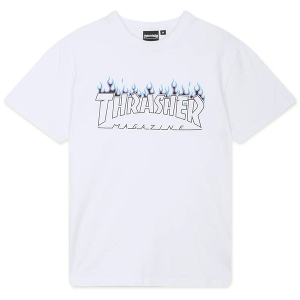 SCORCHED OUTLINE S/S TEE (White)