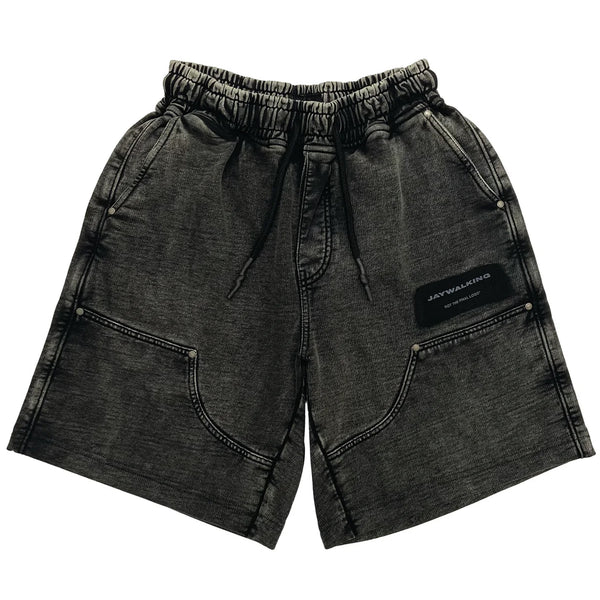 Carpenter Shorts (Washed Grey)