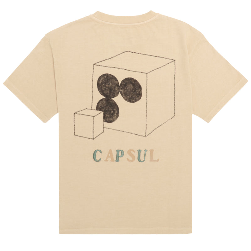 CUBE TEE (BONE)