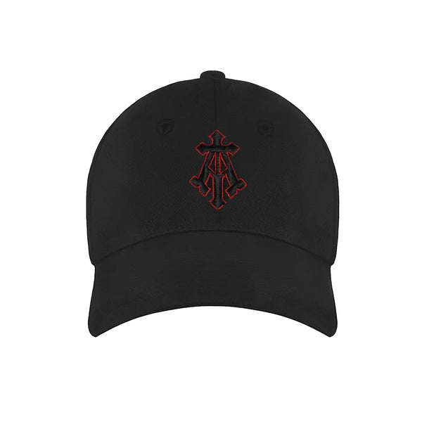 Alpha Cross Embroidered Cap (Black)