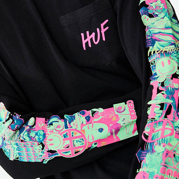 HUF Short Term LS Pocket Tee