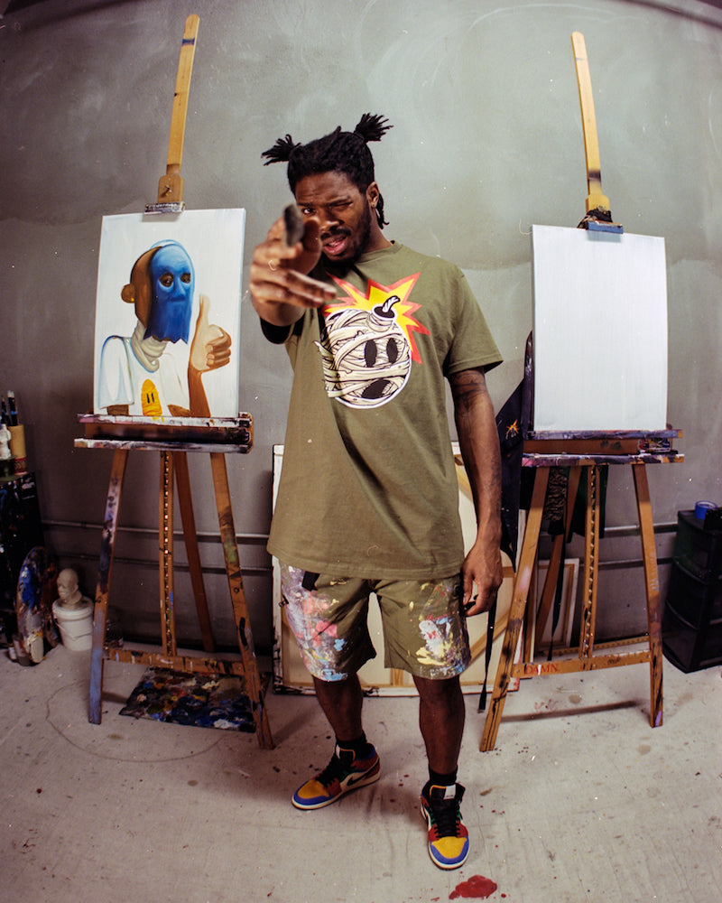 The Hundreds X Blue The Great Mummified Adam Tee