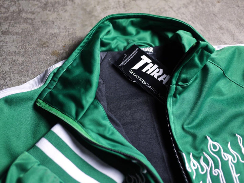 Outline Flame Track Jacket (Green)