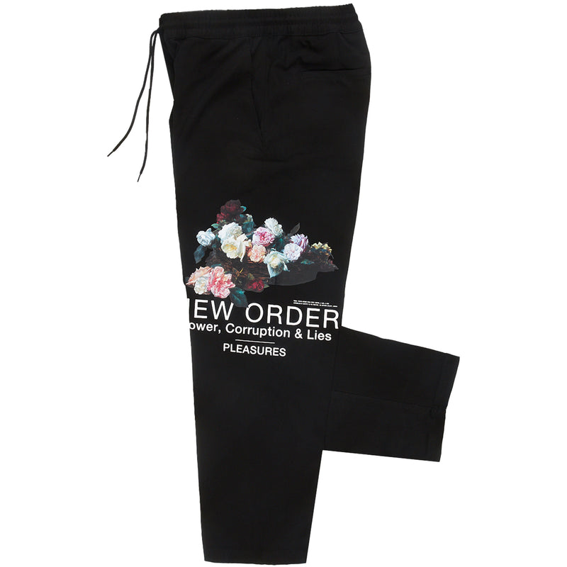 PLEASURES X New Order Power Beach Pants (Black)