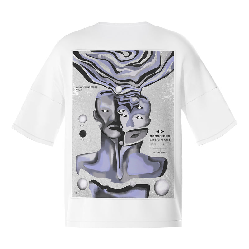 CONSCIOUS CREATURES TEE (White)