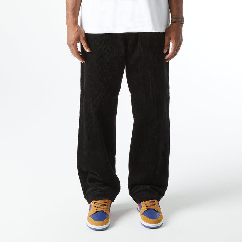 CORDUROY LEISURE PANT (Black)