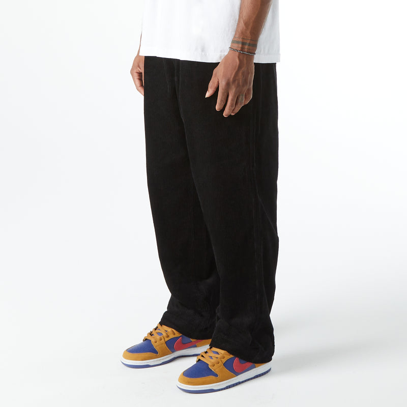 CORDUROY LEISURE PANT (Black)