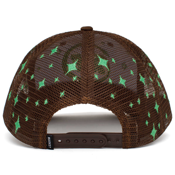 COSMO MARKET TRUCKER Cap (Brown)