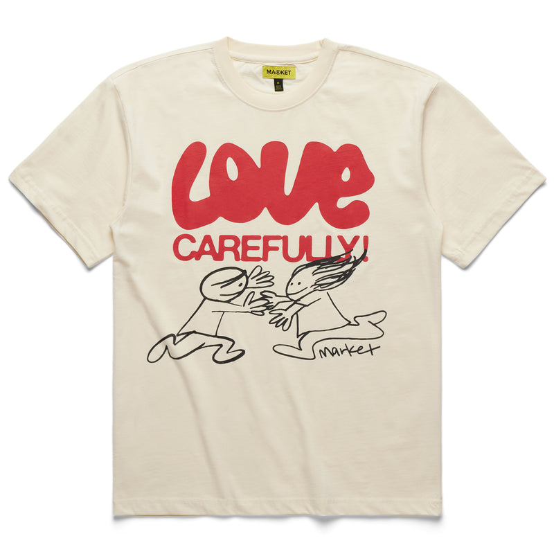 LOVE CAREFULLY TEE (CREAM)