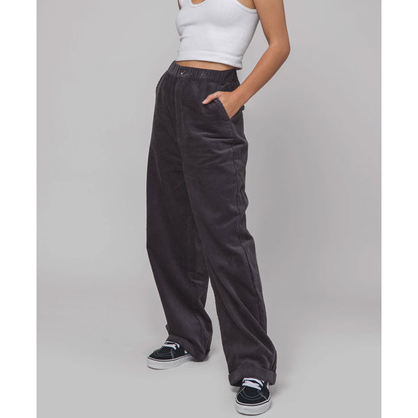 Women's Corduroy Baggie Pant (Grey)