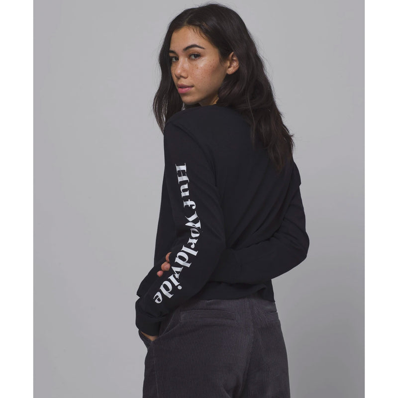 Women's Domestic Crop LS Tee