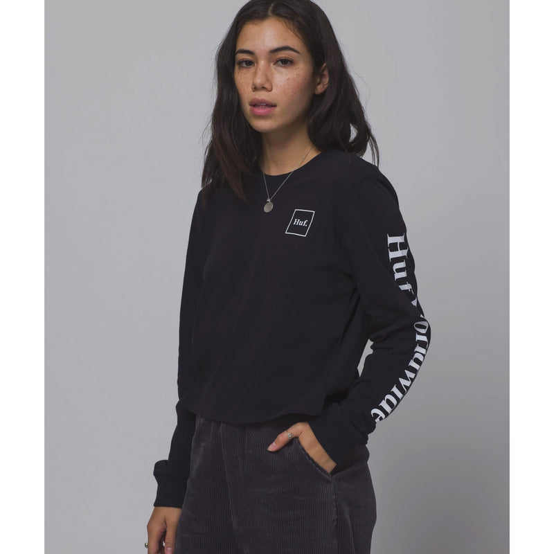 Women's Domestic Crop LS Tee