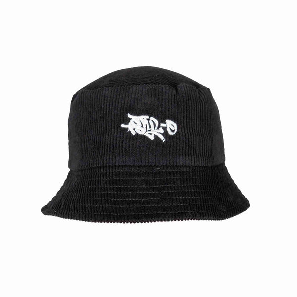 Corduroy Bucket Hat (Black)