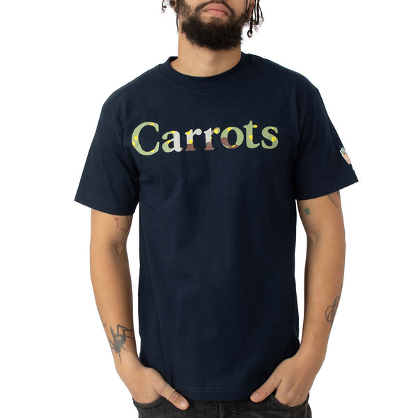 Mark McNairy Duck Camo Wordmark Tee (Navy)