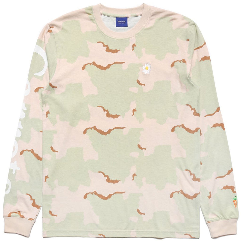 Carrots X Mark McNairy Daisy Long Sleeve Tee (Camo)