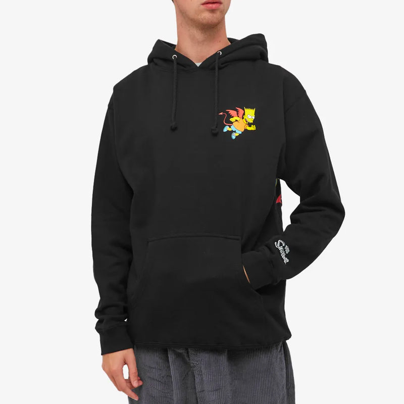 Hoodies and sweatshirts Market The Simpsons Devil Arc Hoodie Black