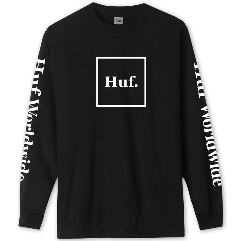 HUF Domestic LS Tee (Black)