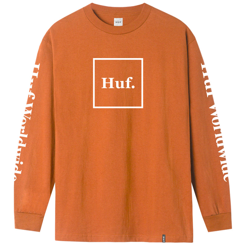 HUF Domestic LS Tee (Rust)