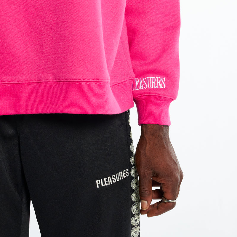 CUT HERE RAGLAN Sweatshirt (Pink)