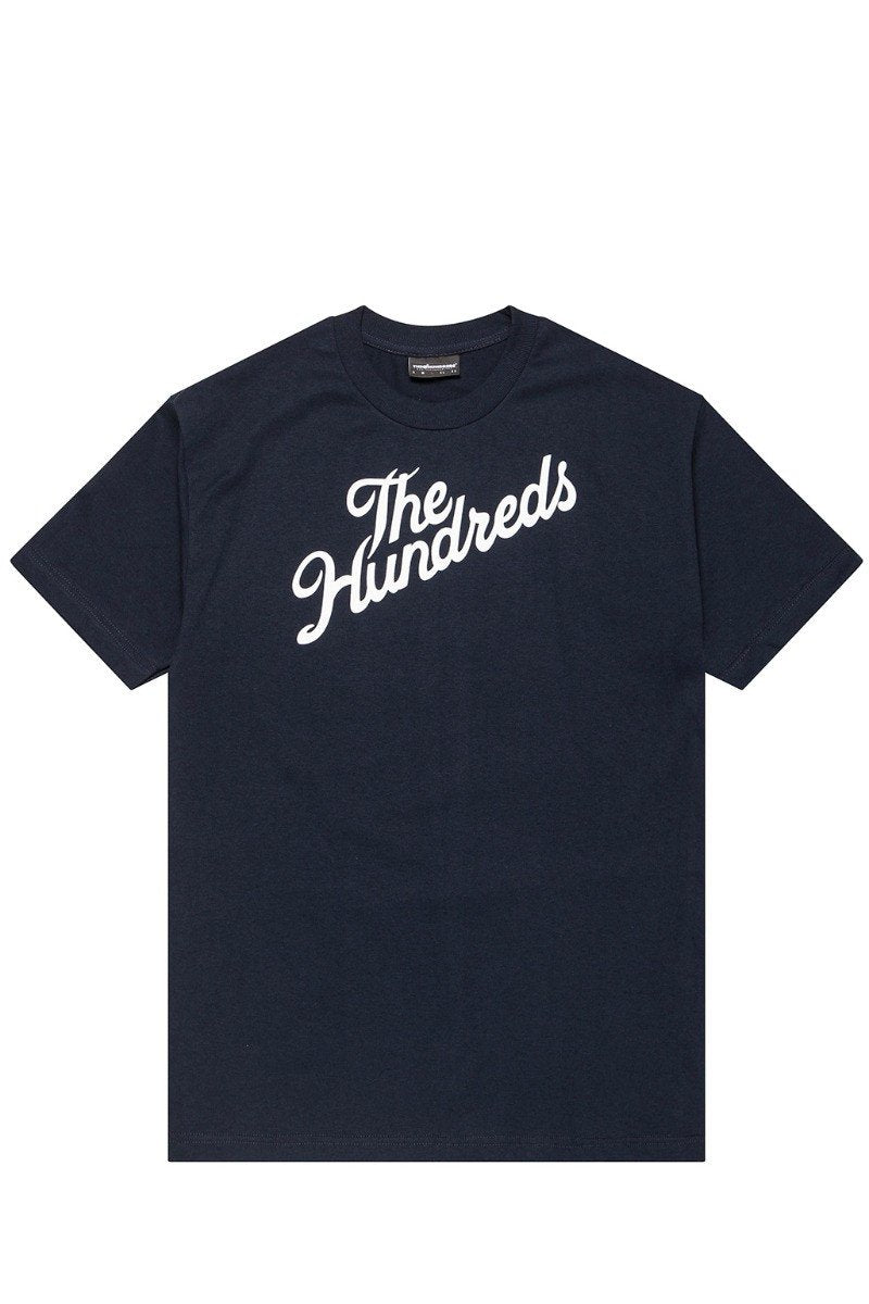 The Hundreds Forever Slant Logo Tee (Navy)