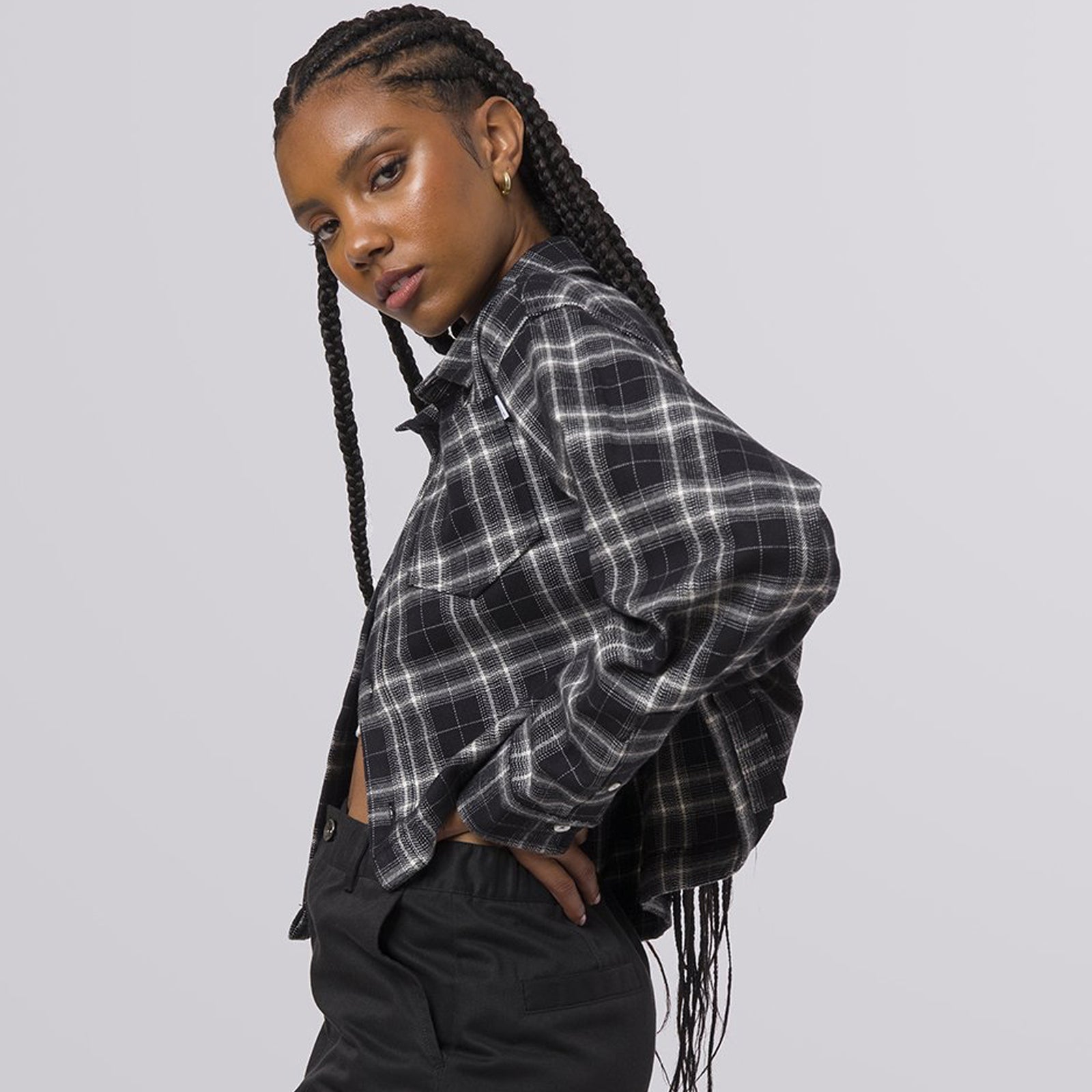 Women's Crop Flannel Shirt – Capsul