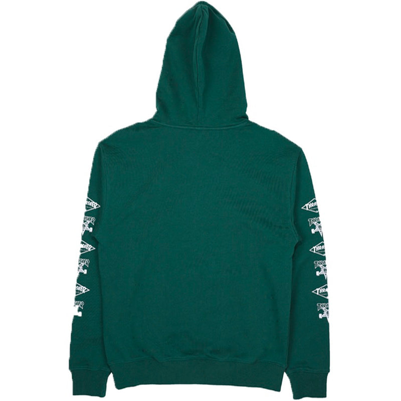 Hometown Multi Sleeve Hoodie (Dark Green)