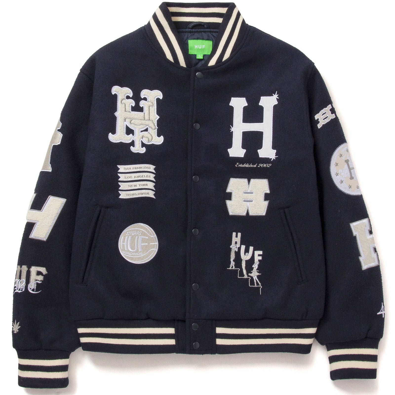 『超希少サイズ』HUF Varsity Jacket 20周年記念モデルXXL 超希少サイズ』HUF Varsity Jacket 20周年記念モデルXXL