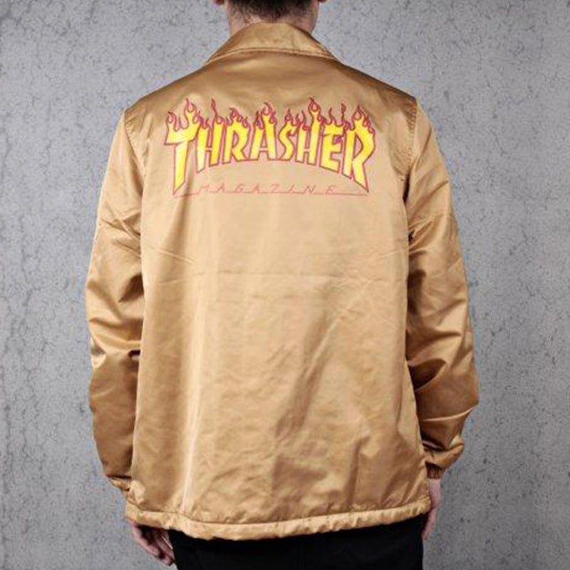 Flame Satin Coach jacket