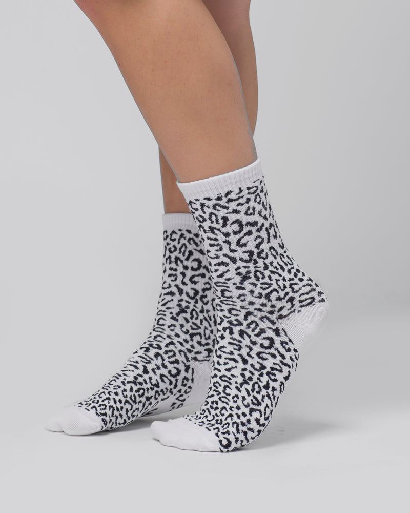 Leopard 1/4 Sock