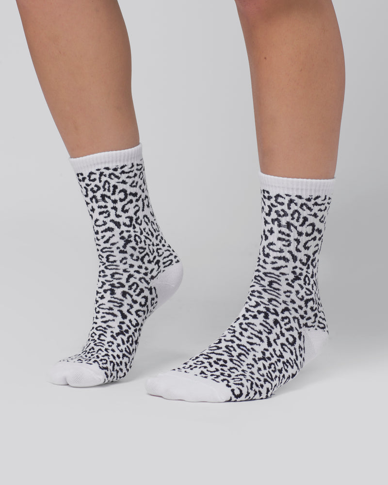 Leopard 1/4 Sock